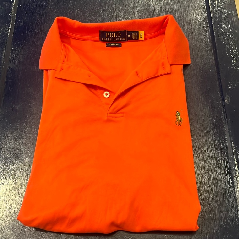 dark orange mens ralph lauren size m